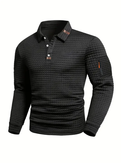 polo testurizzata con taschino