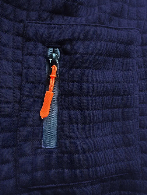 polo testurizzata con taschino